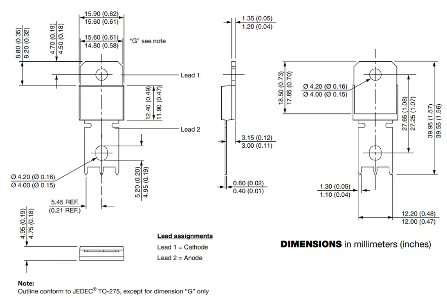 超快軟恢復(fù)二極管VS-EBU15006HN4技術(shù)深度解析