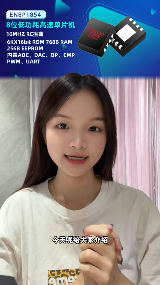 英銳恩EN8P1854，低功耗，低成本，高性性，從家電到汽車電子項(xiàng)目開發(fā)全能型單片機(jī)，超靠譜！#8位單片機(jī) 