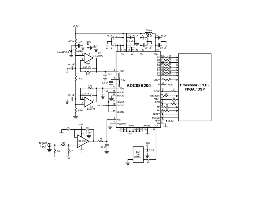 <b class='flag-5'>ADC</b>08B200：<b class='flag-5'>高速</b><b class='flag-5'>8</b><b class='flag-5'>位</b><b class='flag-5'>A</b>/<b class='flag-5'>D</b><b class='flag-5'>轉(zhuǎn)換器</b>的設(shè)計(jì)與應(yīng)用指南