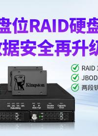 外能扛汽車碾壓，內(nèi)能自動(dòng)雙備份！這款硬盤盒太硬核了 #硬盤盒 #磁盤陣列 