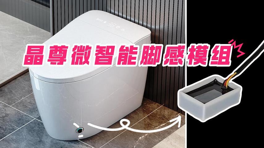 晶尊微智能马桶脚感模组-小小的模组，大大的作用 #硬核拆解 #电子工程师 #工作原理大揭秘 #传感器 #芯片 