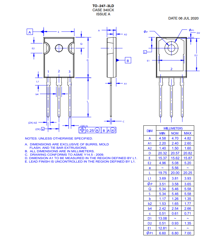 onsemi<b class='flag-5'>碳化硅</b><b class='flag-5'>肖特基</b><b class='flag-5'>二极管</b>NDSH40120CDN：高性能电源解决方案