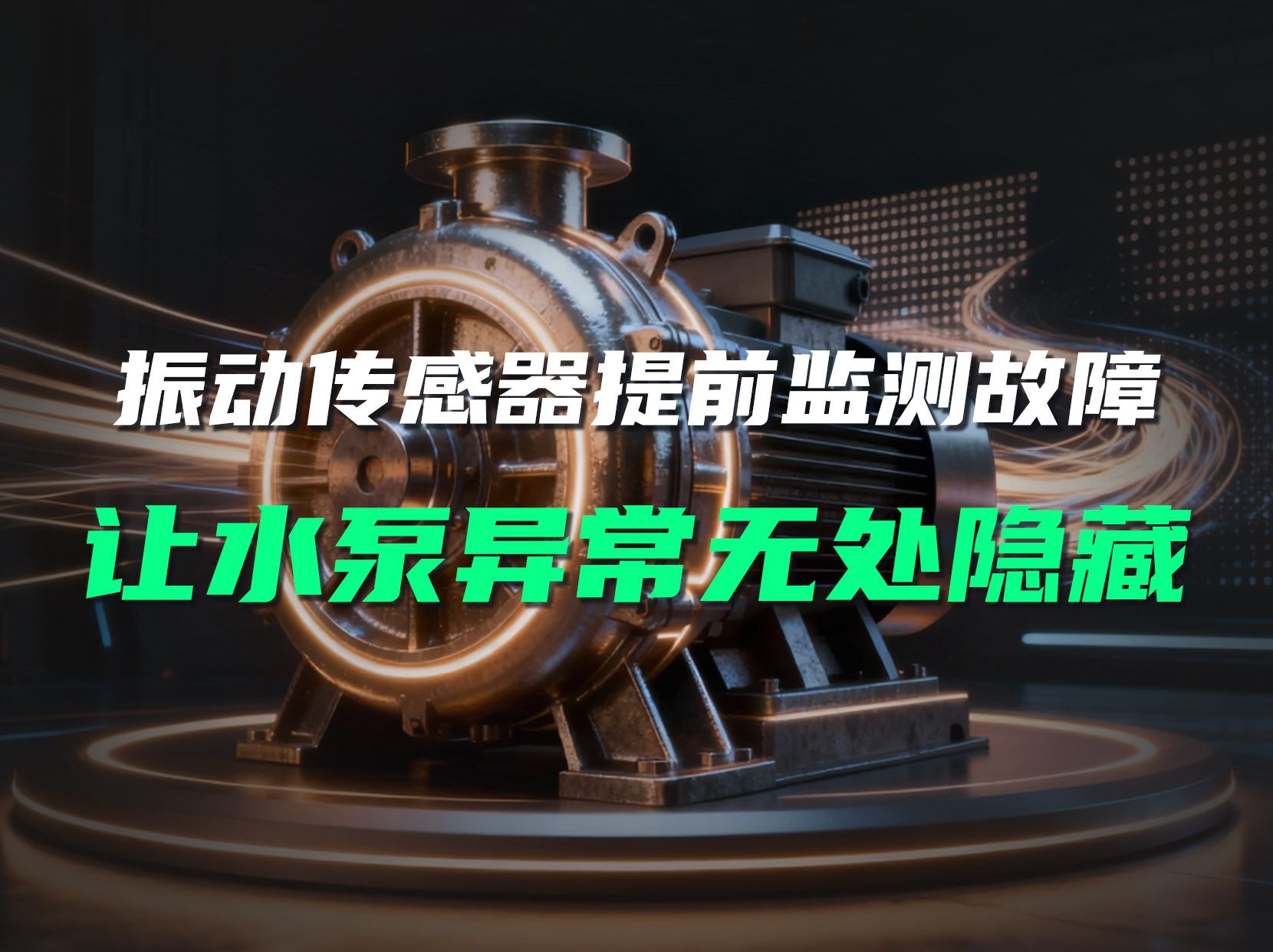 水泵监测如何降本增效？关键在于振动传感器的早期精准预警。#振动传感器 #水泵 