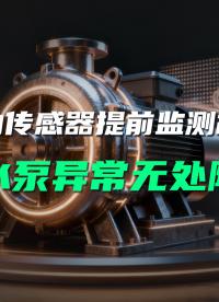 水泵监测如何降本增效？关键在于振动传感器的早期精准预警。#振动传感器 #水泵 