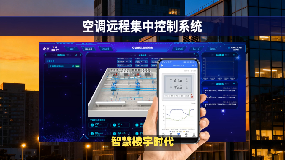 高效节能的智慧楼宇空调控制系统：从终端到云端的智能管理 #plc #物联网 
