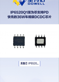  IP6520_Q1至为芯支持PD快充的36W车规级DC-DC降压芯片#芯片 #集成电路 #电子元器件 
