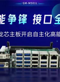 性能争锋，接口全能：国产龙芯主板开启自主化高能时代#工控主板 #国产芯片 #国产主板 #龙芯主板 