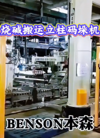 山东本森智能装备 袋装烧碱搬运立柱码垛机器人#码垛机器人
 