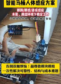智能馬桶人體感應(yīng)方案 #單片機(jī) #傳感器 #工作原理大揭秘 #電子工程師 #產(chǎn)品方案 #集成電路 #嵌入式 