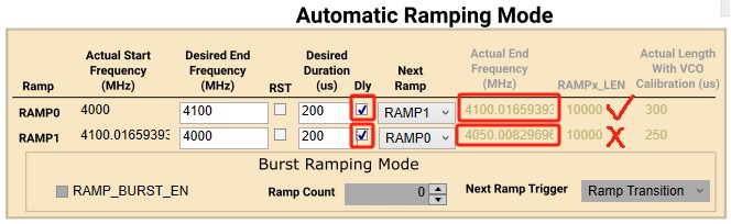 Techtrix 100 Ramp Program 请教采用TICS PRO V1.7.4.0配置LMX2572关于automatic ramp的问题 - TI论坛 - 电子技术论坛 - 广受 ...
