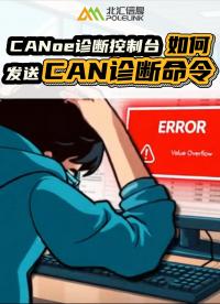 CANoe診斷控制臺如何發送CAN診斷命令#CANoe #診斷自動化測試 