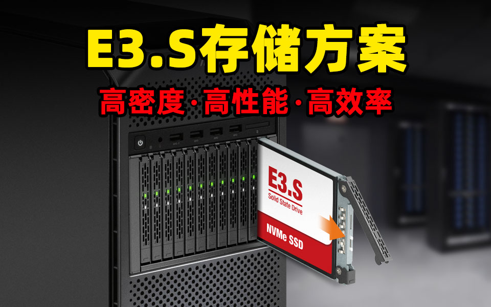 E3.S模块化抽取盒：面向未来的企业存储解决方案 #硬盘盒 #E3.S 