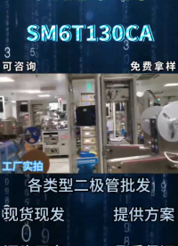 SM6T130CA，瞬态抑制二极管 吸收浪涌脉冲保护电子回路# 