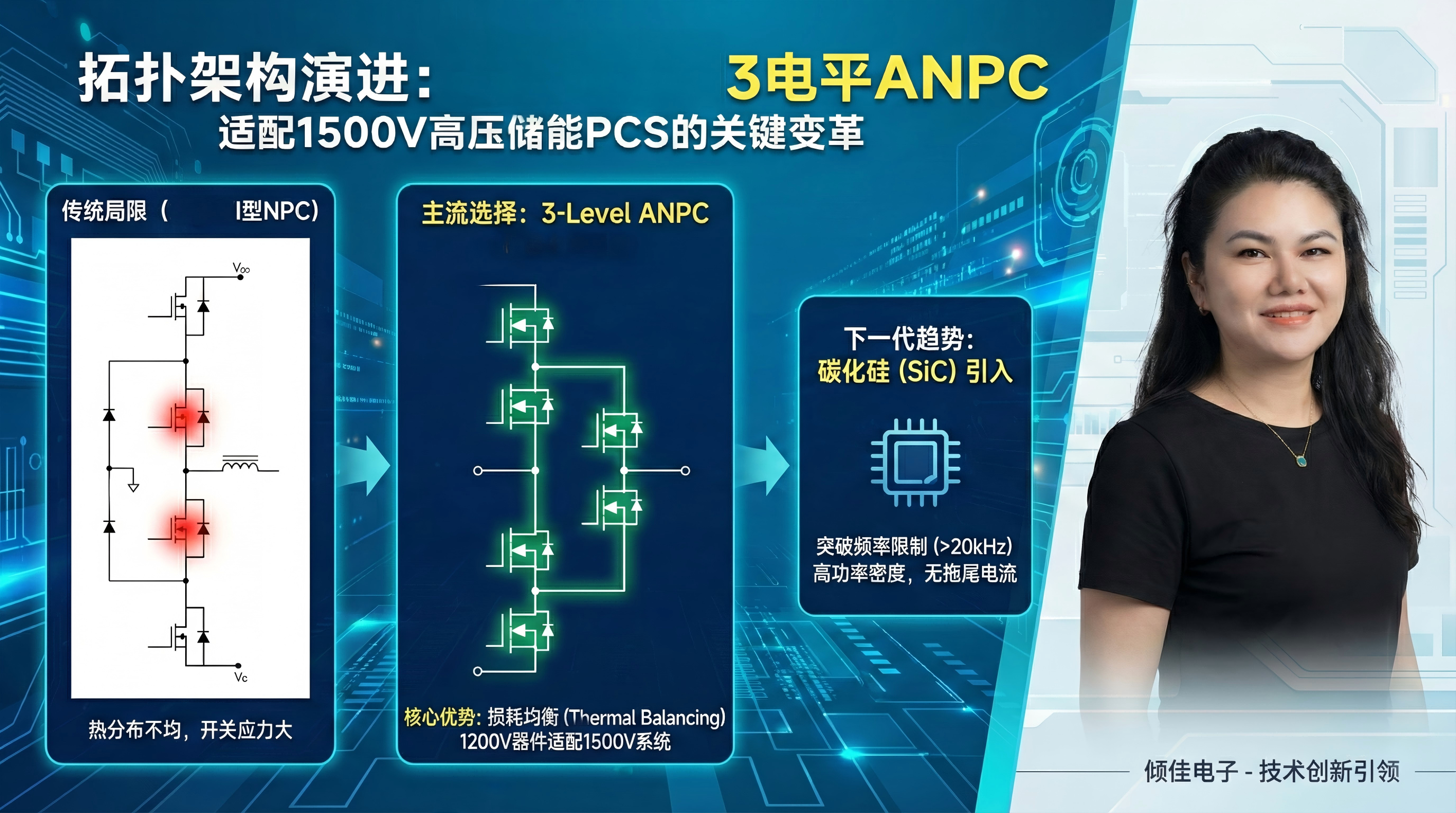 大储集中式储能变流器PCS拓扑架构演进与采用碳化硅SiC功率模块升级储能PCS的技术和商业价值