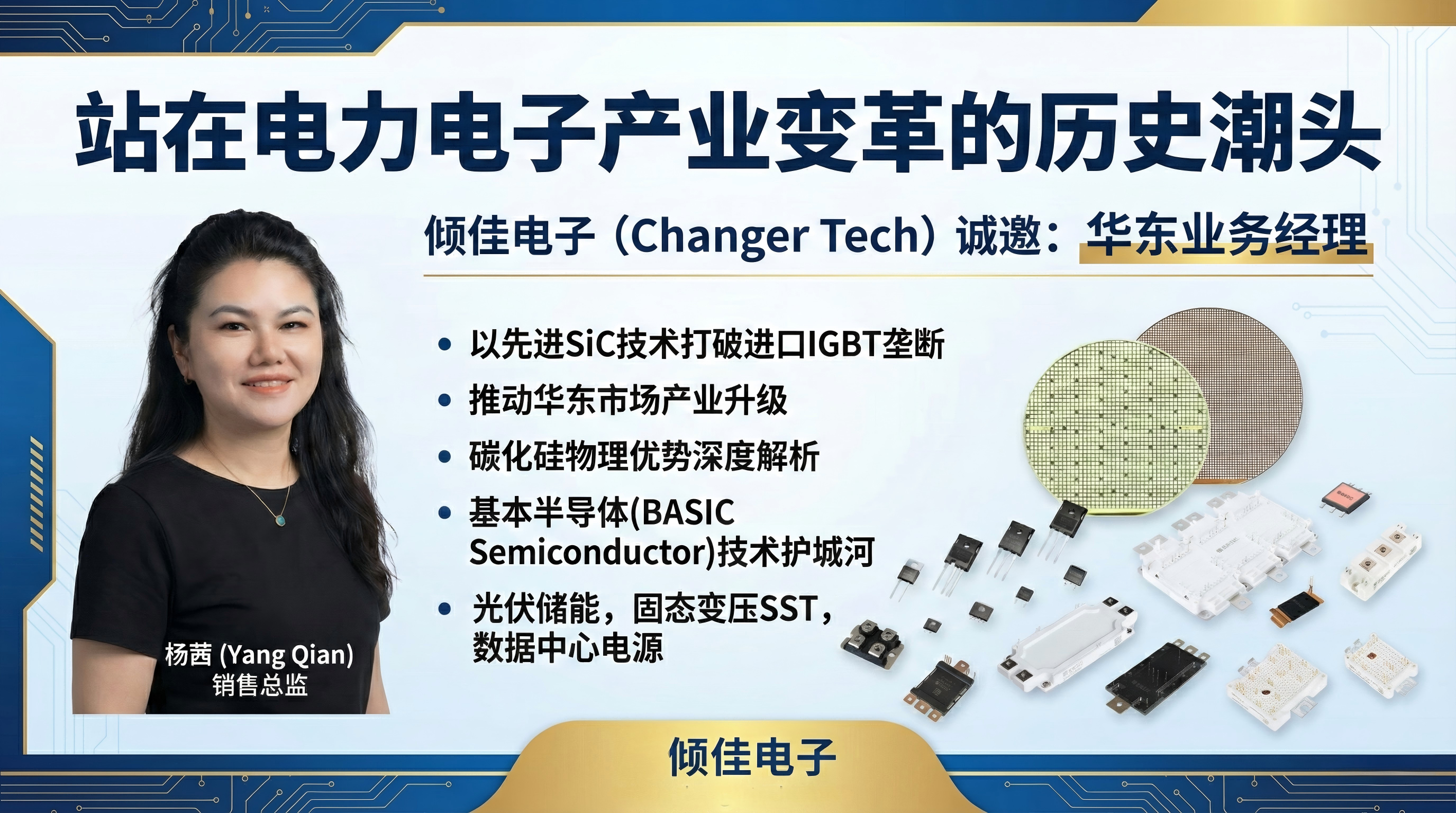 SiC碳化硅時代的破局者：華東區(qū)電力電子業(yè)務(wù)的戰(zhàn)略使命與市場藍圖