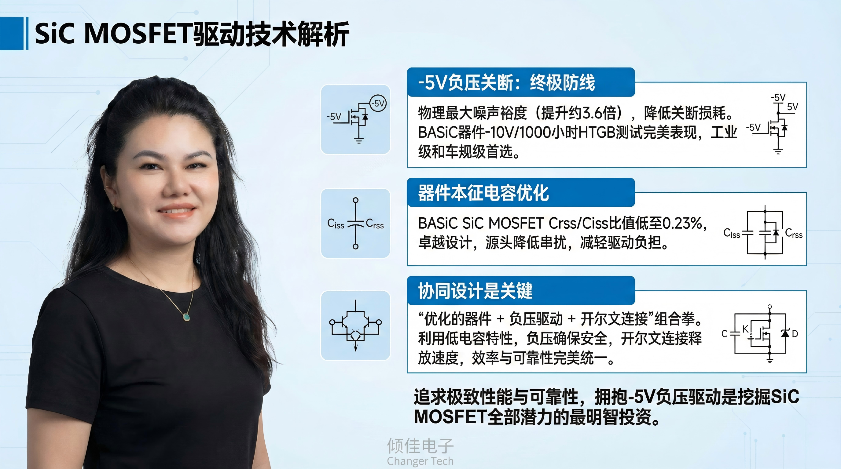 碳化硅MOSFET<b class='flag-5'>串</b><b class='flag-5'>擾</b>抑制策略深度解析：負(fù)壓關(guān)斷與寄生電容分壓的根本性優(yōu)勢(shì)