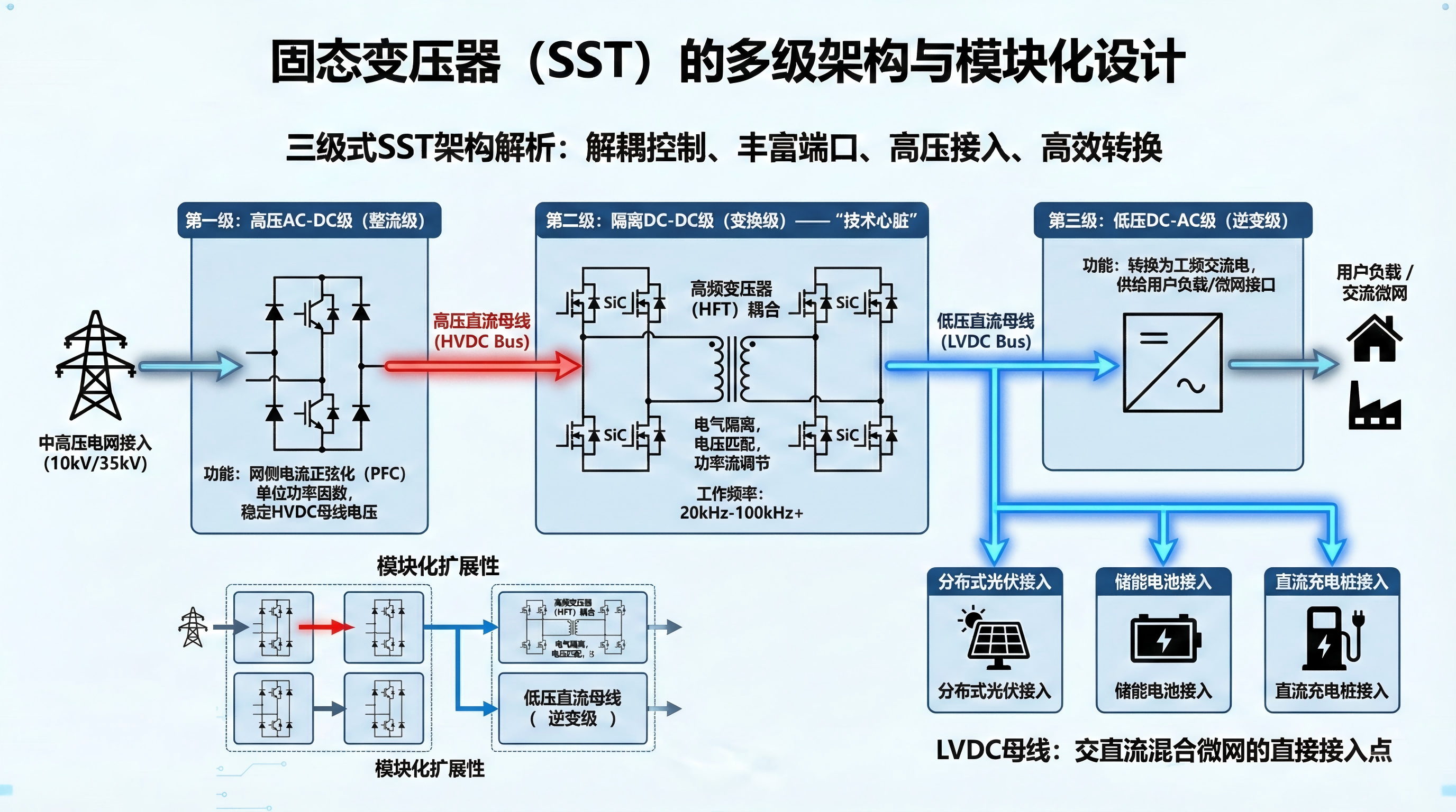 SST固态变压器:高频DC-DC变换拓扑、先进控制策略