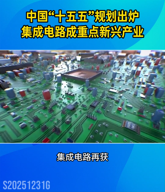 “十五五”规划集成电路被列为重点新兴支柱产业#集成电路#行业发展#半导体
 