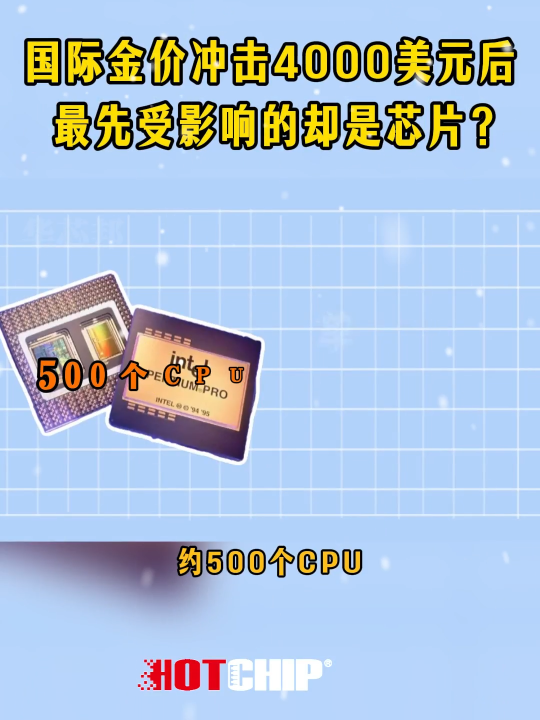 黃金芯片背后的秘密！每克黃金竟需500個(gè)CPU提煉？解析黃金如何重塑半導(dǎo)體產(chǎn)業(yè)格局 #芯片制造 #華芯邦 