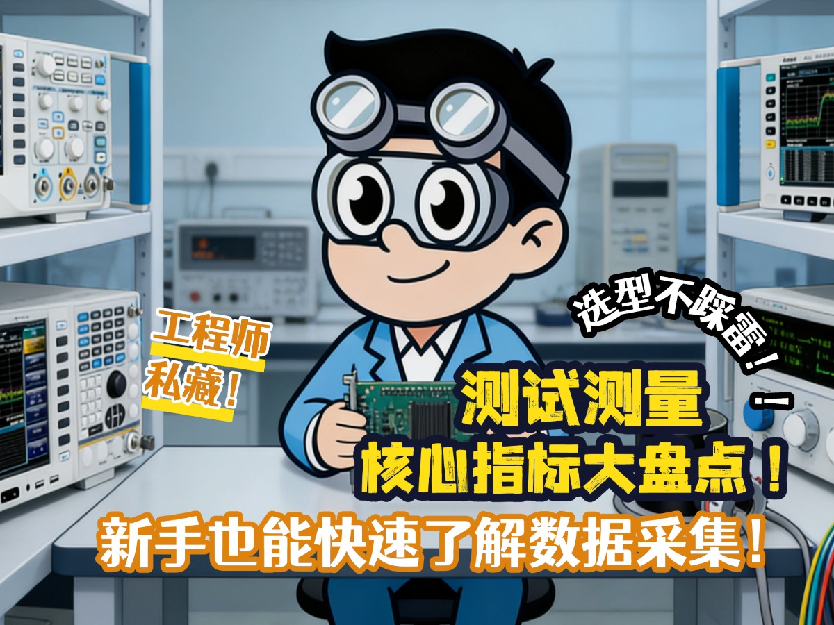 阿爾泰科技--測試測量核心指標大盤點！新手也能快速了解數據采集！#數據采集卡 #阿爾泰科技 #儀器儀表
 