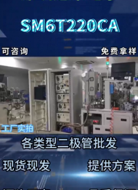 SM6T220CA雙向TVS瞬態(tài)抑制二極管：220V雙向防護(hù)600W 峰值功率承載