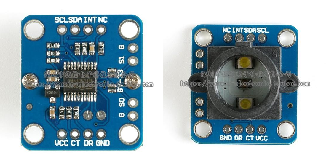 TCS34725<b class='flag-5'>顏色</b>感應(yīng)<b class='flag-5'>識別</b>模塊