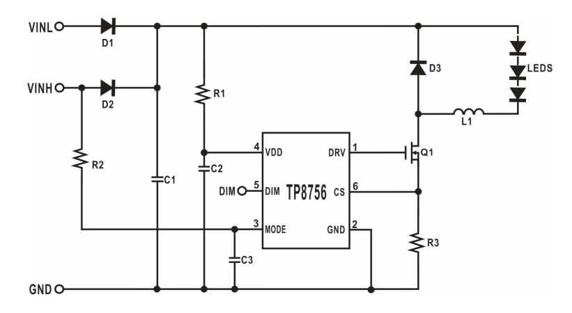 <b class='flag-5'>TP</b>8756寬壓大電流<b class='flag-5'>LED</b>車(chē)燈大功率<b class='flag-5'>驅(qū)動(dòng)</b><b class='flag-5'>芯片</b>方案