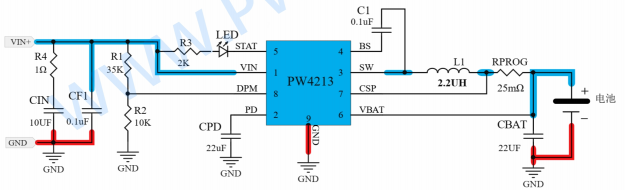 <b class='flag-5'>12V</b>給3.7<b class='flag-5'>V</b>鋰電池<b class='flag-5'>充電</b>芯片選型，高性價比PW4213應(yīng)用指南