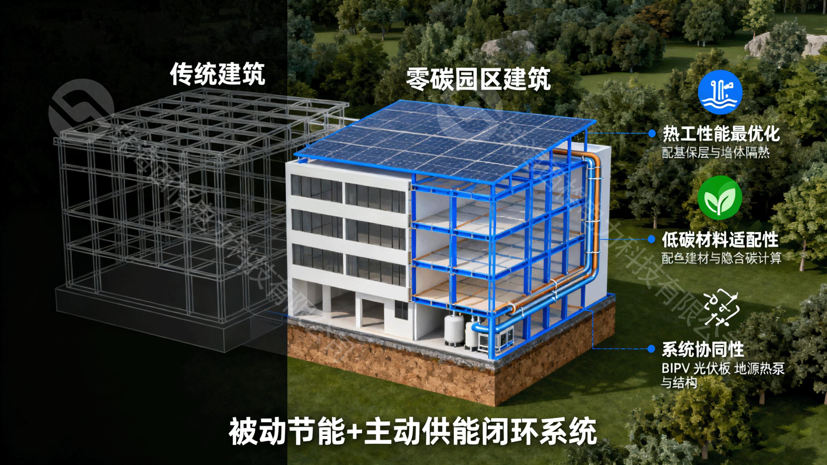 零碳園區(qū)建筑基礎(chǔ)架構(gòu)規(guī)劃：超<b class='flag-5'>低能</b>耗標(biāo)準(zhǔn)<b class='flag-5'>下</b>的地基與墻體構(gòu)造設(shè)計(jì)