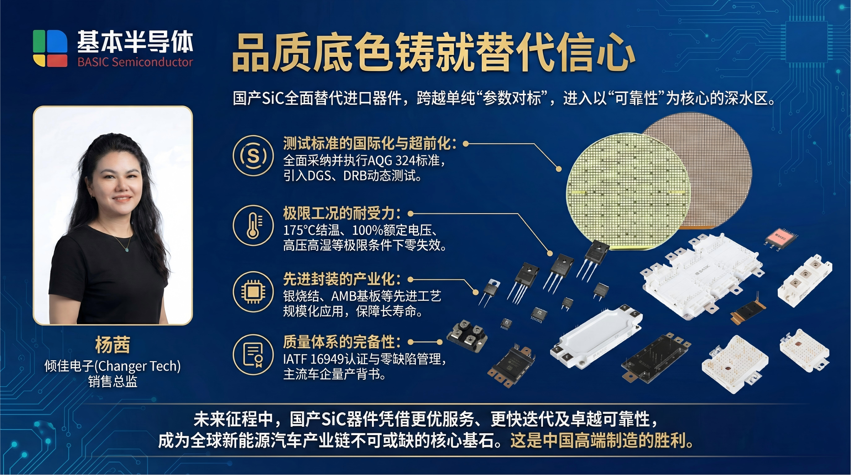 國產(chǎn)SiC碳化硅MOSFET全面替代進(jìn)口器件征程的品質(zhì)底色