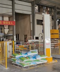 還在為招工難題困擾嗎還在為大筆人工支出操心嗎一臺(tái)碼垛機(jī)