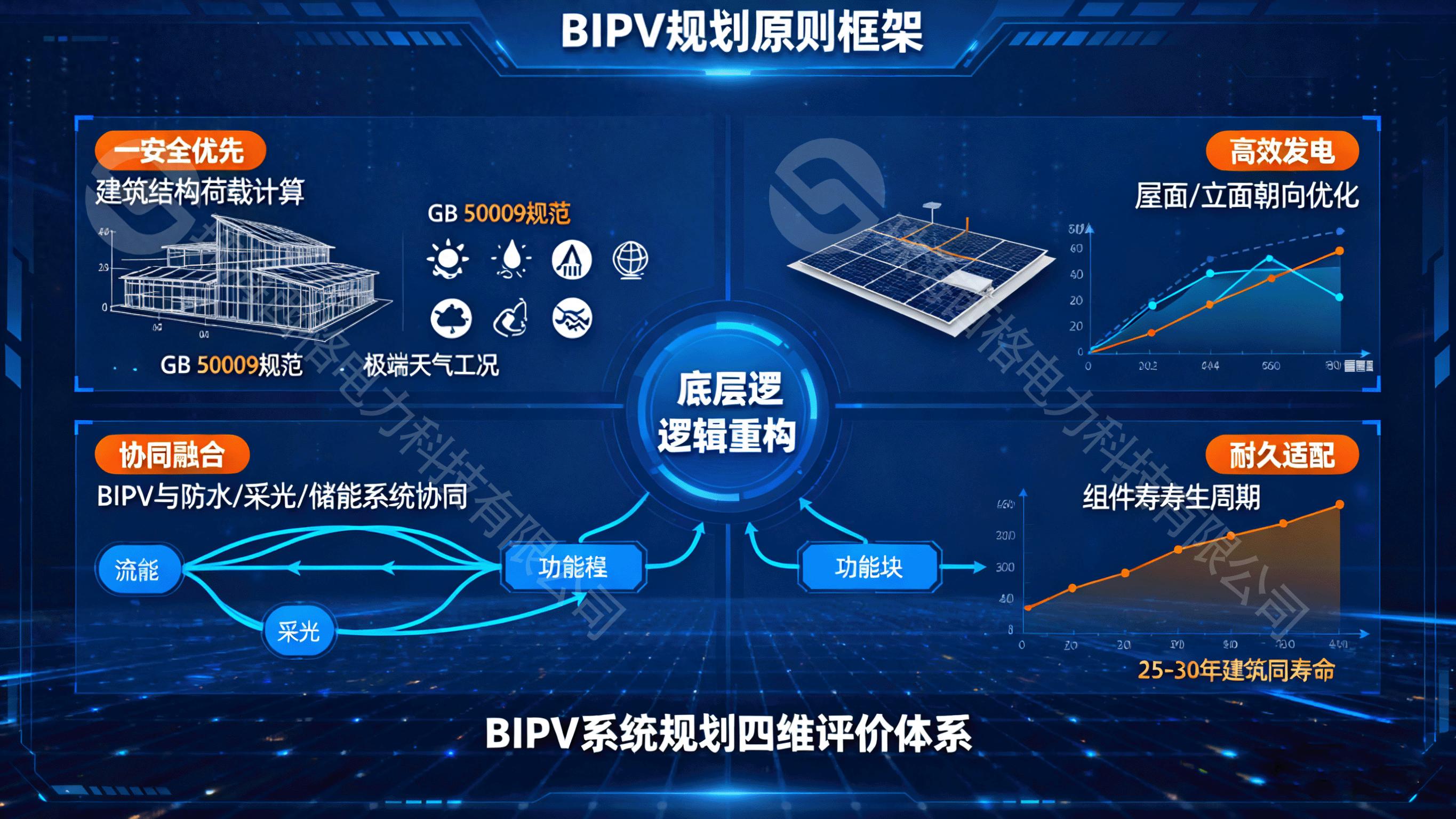 <b class='flag-5'>零</b><b class='flag-5'>碳</b><b class='flag-5'>園區(qū)</b><b class='flag-5'>建筑</b>光伏（BIPV）基礎(chǔ)規(guī)劃：<b class='flag-5'>屋面</b>/立面適配與承重設(shè)計