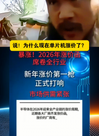說，為什么現在單片機漲價了？#單片機 