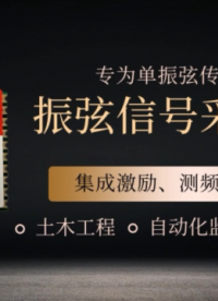 振弦信號采集模塊 單振弦傳感器，集成激勵、測頻與測溫功能