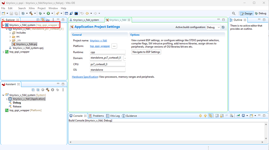 Vivado+Vitis将程序固化的Flash的操作流程