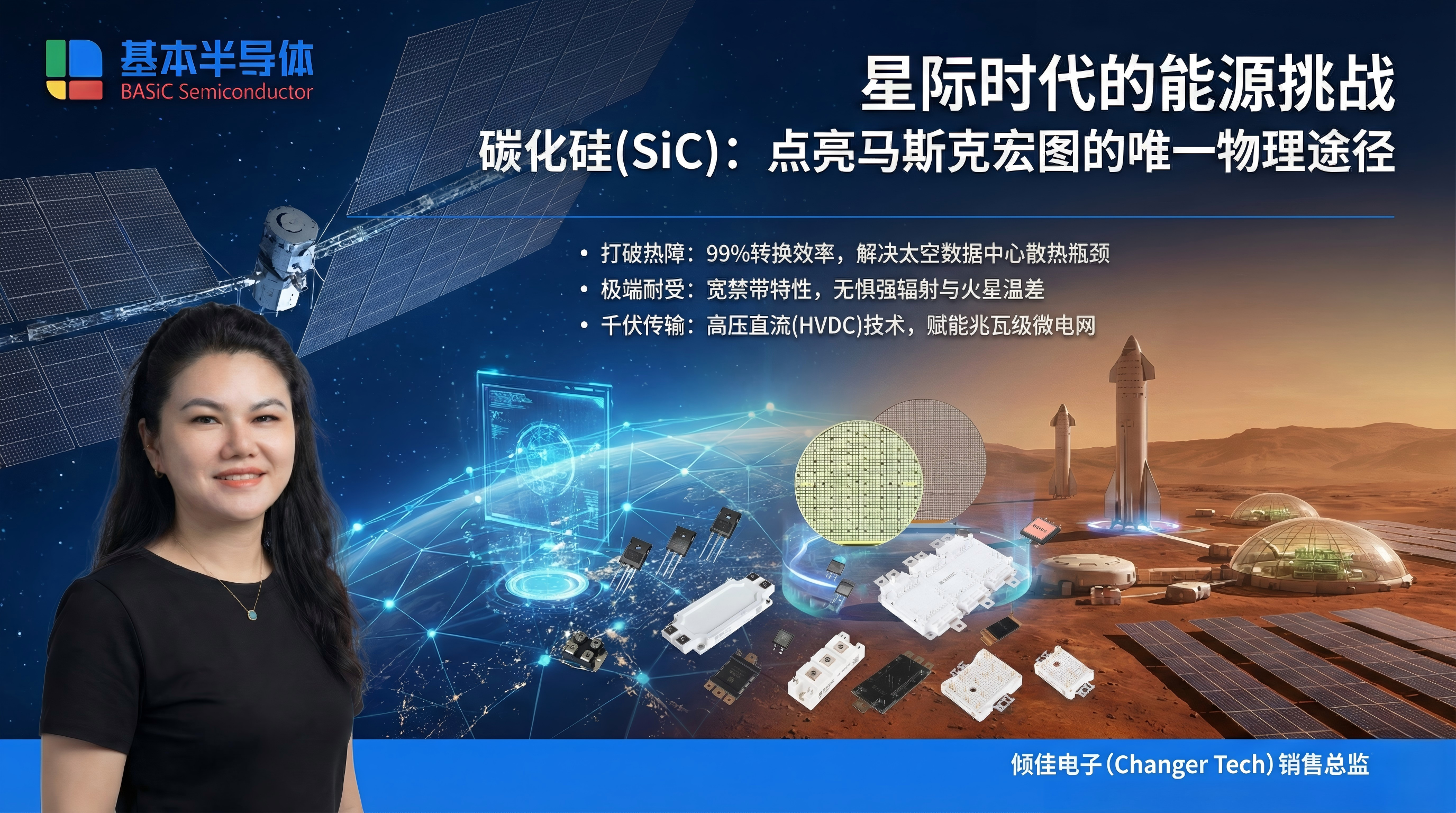 SiC碳化硅功率電子<b class='flag-5'>在下一代</b>太空光伏基礎(chǔ)設(shè)施中的戰(zhàn)略集成