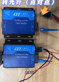 三格電子—Profibus-DP轉(zhuǎn)光纖（點對點）【型號：MS-F155-P】#DP #光纖 
