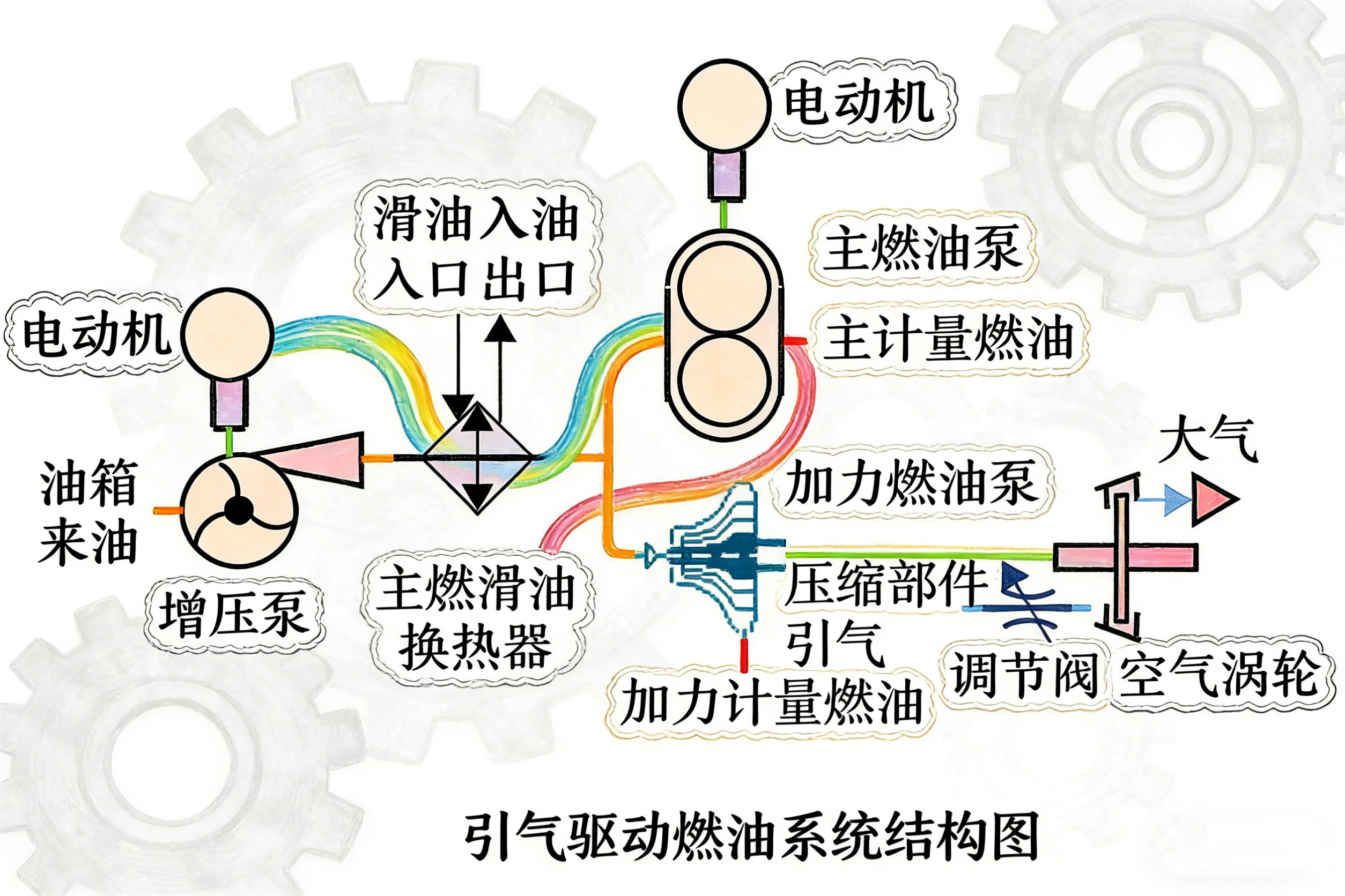 引氣驅(qū)動(dòng)加力燃油泵系統(tǒng)