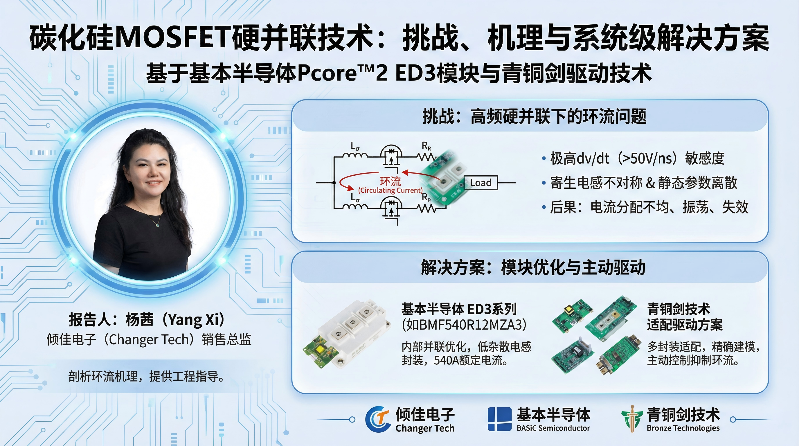 <b class='flag-5'>SiC</b> <b class='flag-5'>MOSFET</b>功率<b class='flag-5'>模塊</b><b class='flag-5'>硬</b><b class='flag-5'>并聯(lián)</b><b class='flag-5'>環(huán)流產(chǎn)生機理</b>與<b class='flag-5'>抑制</b>手段剖析報告