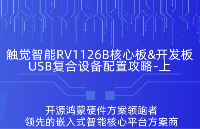 觸覺智能<b class='flag-5'>RV1126B</b><b class='flag-5'>核心板</b>配置USB復合設備（上）