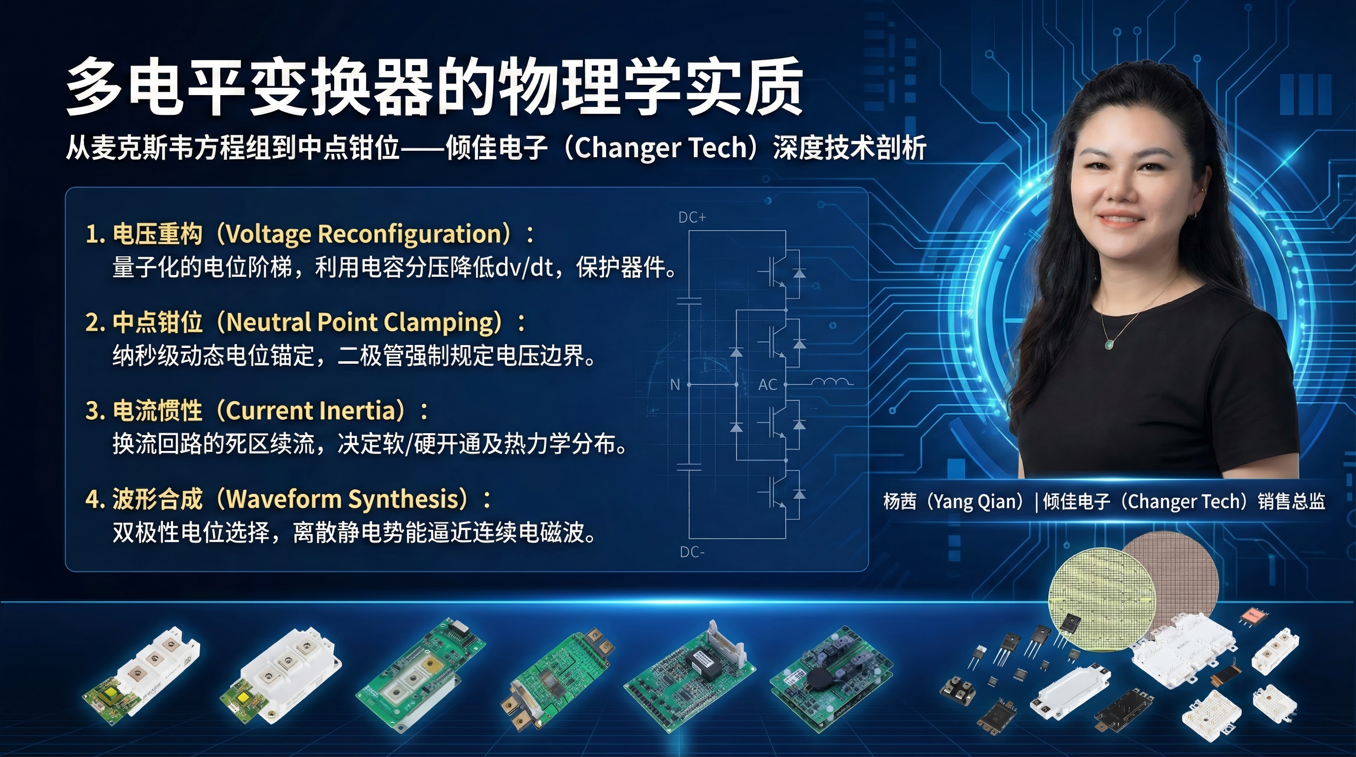 <b class='flag-5'>銷售</b><b class='flag-5'>團(tuán)隊(duì)</b><b class='flag-5'>認(rèn)知</b>培訓(xùn)：<b class='flag-5'>電力</b><b class='flag-5'>電子</b>學(xué)<b class='flag-5'>本質(zhì)</b><b class='flag-5'>解析</b>，<b class='flag-5'>電壓</b>、<b class='flag-5'>電流</b>、電位與中點(diǎn)鉗位機(jī)制及其在正負(fù)<b class='flag-5'>電壓</b>合成中的物理學(xué)