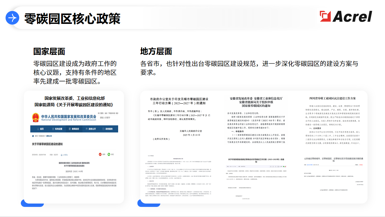 151个零碳园区名单出炉 安科瑞能碳平台解锁园区低碳发展新路径