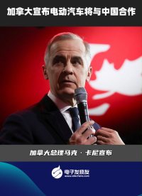 加拿大宣布電動汽車將與中國合作