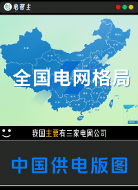 中國三大電網區域劃分# 電網 #電力 