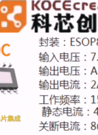 XZ1820C   7.8V-95V 輸出電壓ADJ(0.8V-50V) 工作頻率150KHz異步降壓芯片