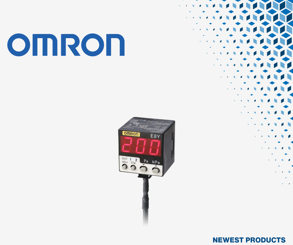 貿(mào)澤電子開售適用于工業(yè)自動(dòng)化的 Omron Electronics全新E8Y-L帶數(shù)字顯示器的微壓傳感器