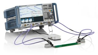 罗德与施瓦茨ZNB40矢量网络分析仪测试 PCB 信号结构的插入损耗