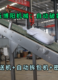 無塵PVC粉自動拆包機 10kg粉體自動拆袋機工作視頻