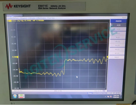 Keysight是德科技E5071C<b class='flag-5'>雙</b><b class='flag-5'>端口</b><b class='flag-5'>網(wǎng)絡(luò)分析儀</b><b class='flag-5'>輸出功率</b>低<b class='flag-5'>維修</b>案例