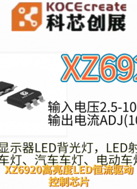 XZ6920輸入電壓2.5-100V 輸出電流ADJ(10mA-6A)